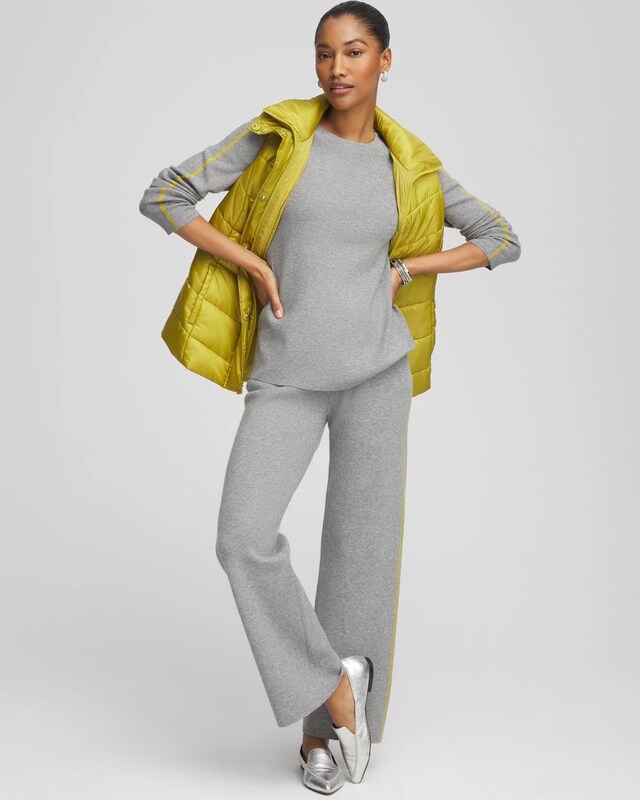 Zenergy Luxe Side Stripe Top - image 2